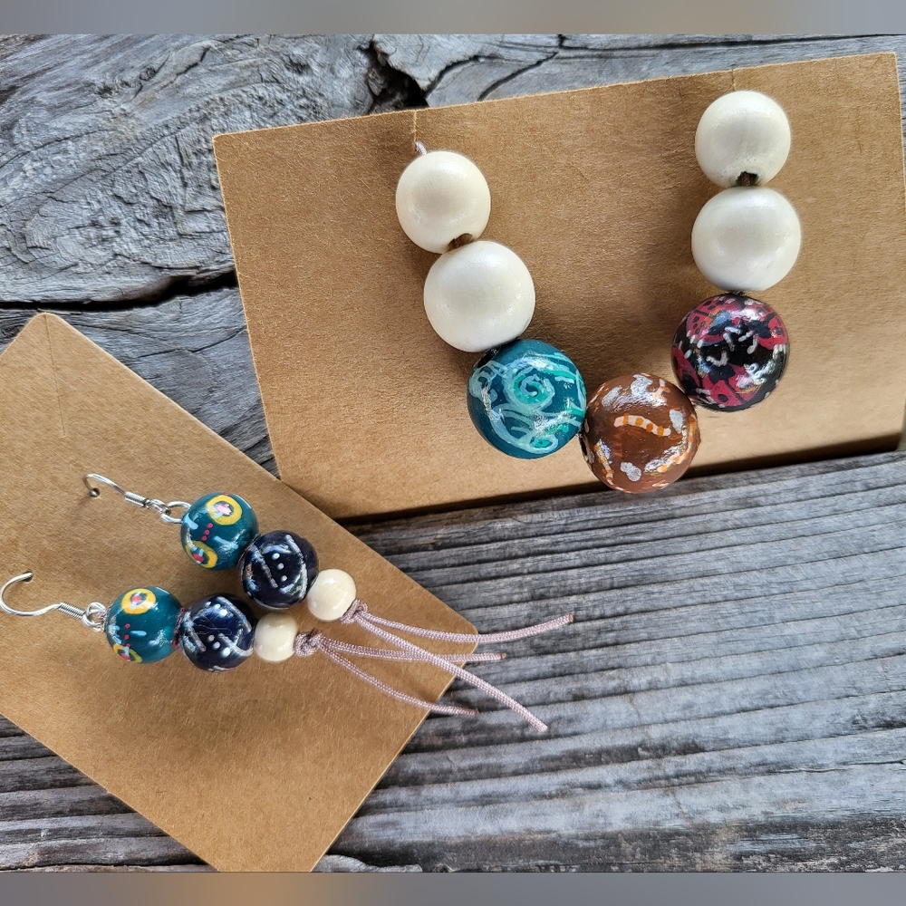 New Handmade Necklace and earrings set